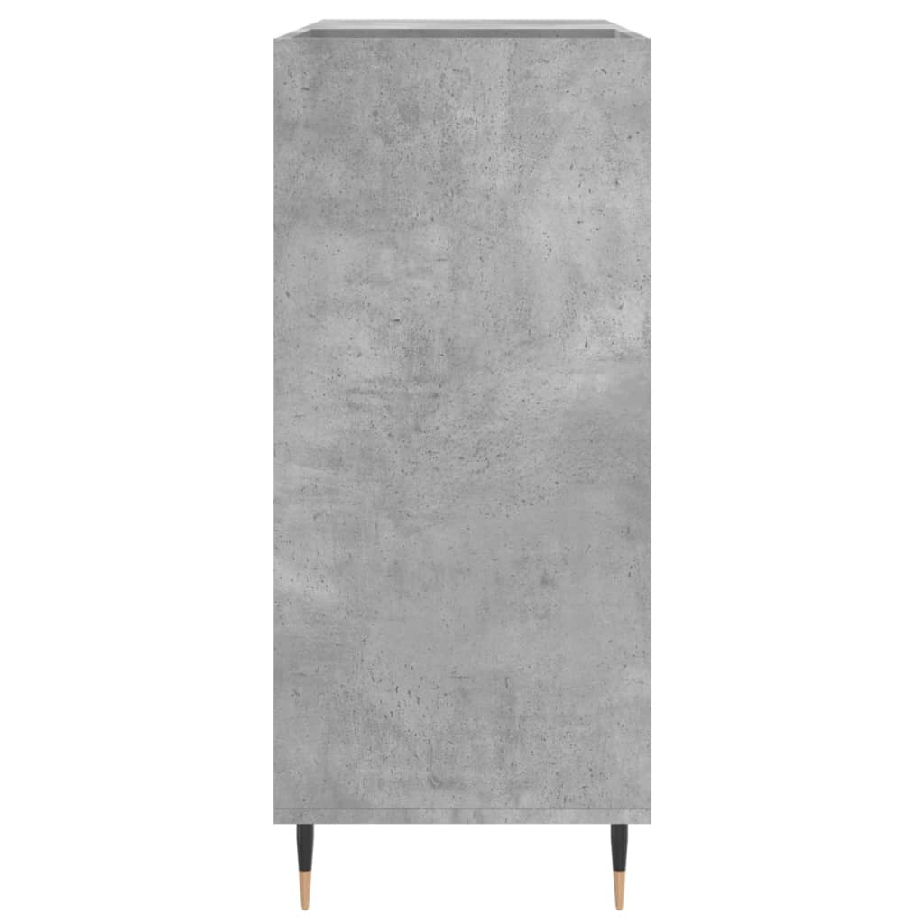 Disc cabinet gray concrete 84.5x38x89 cm composite wood