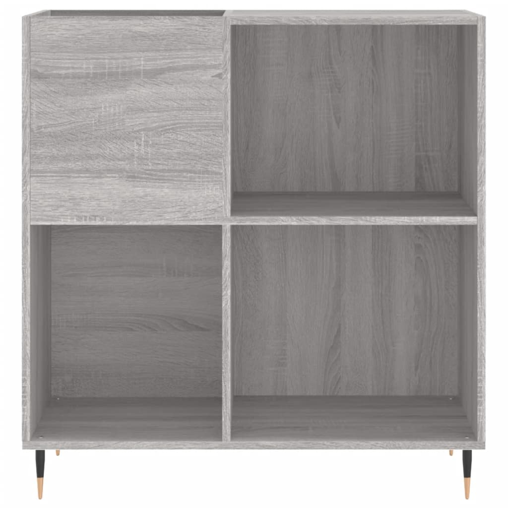 Sonoma gray record cabinet 84.5x38x89 cm composite wood