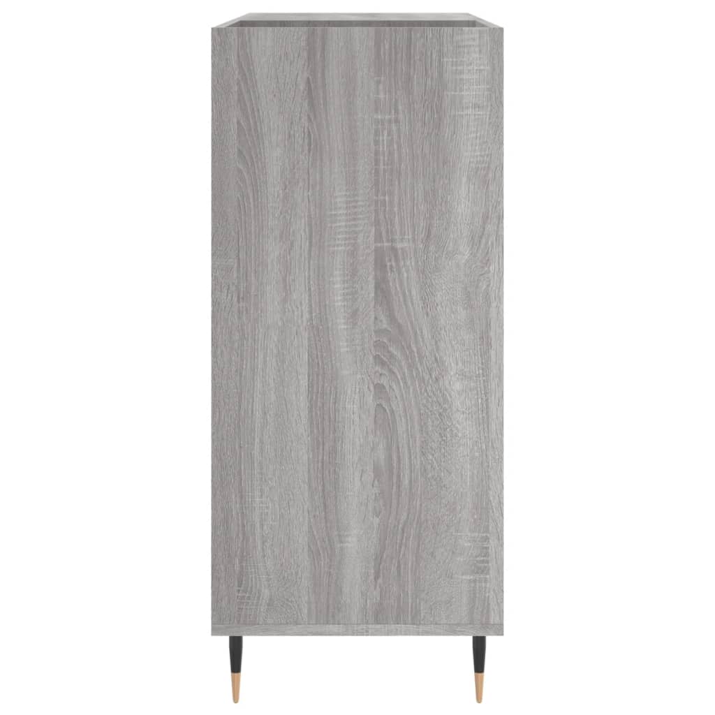 Sonoma gray record cabinet 84.5x38x89 cm composite wood