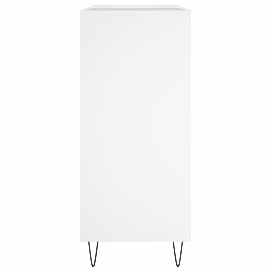 Disc cabinet, white, 84.5x38x89 cm, composite wood