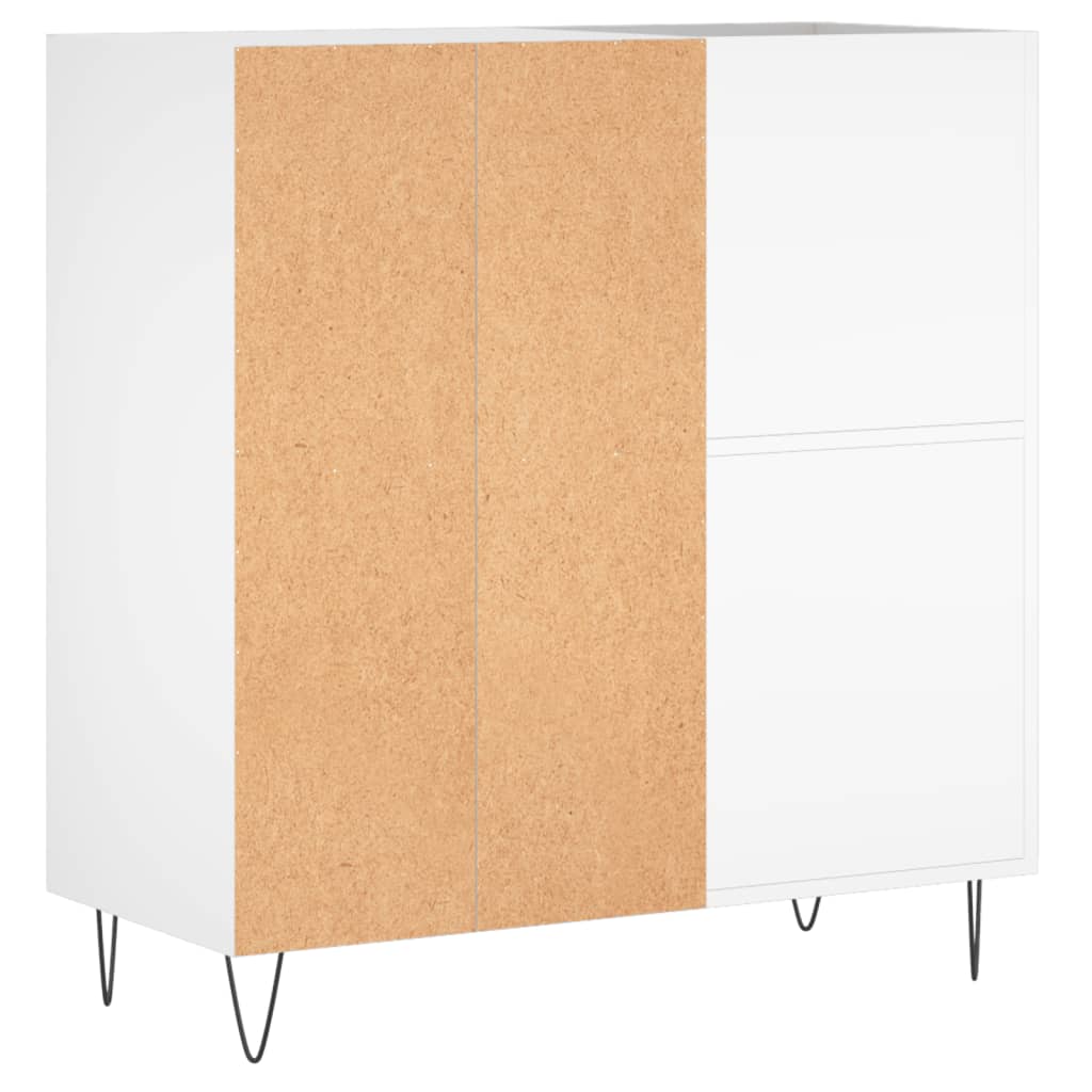 Disc cabinet, white, 84.5x38x89 cm, composite wood