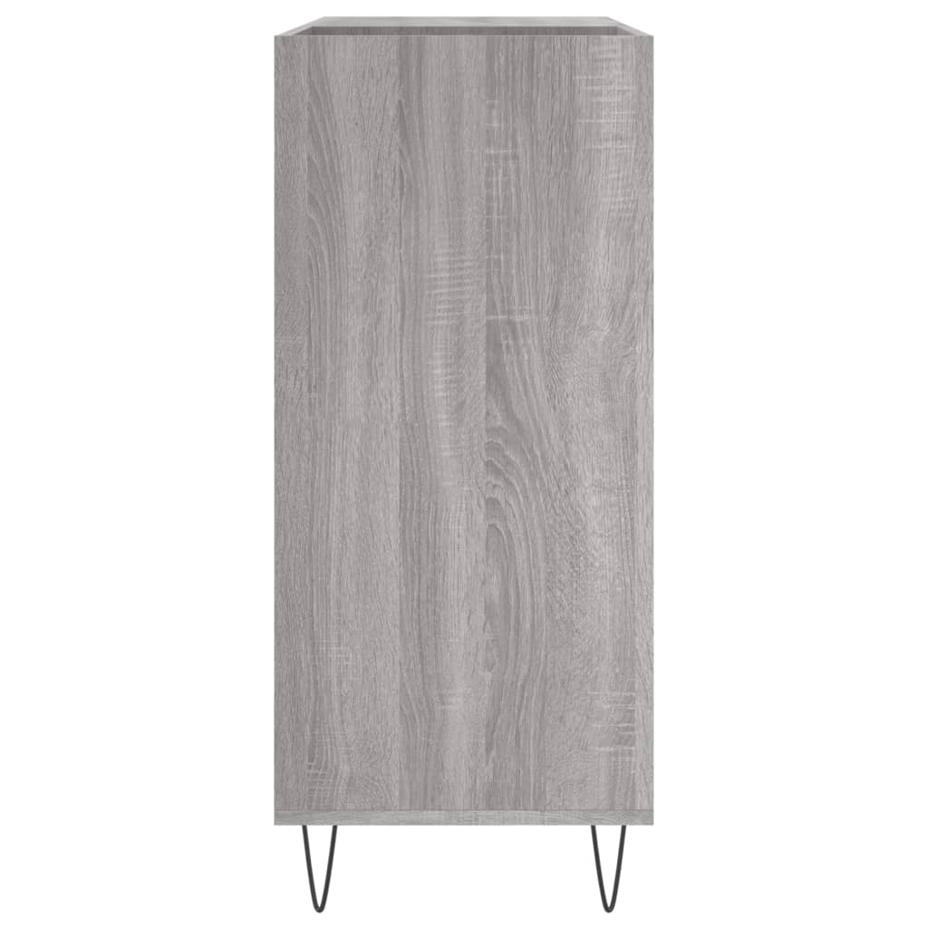 Sonoma gray record cabinet 84.5x38x89 cm composite wood