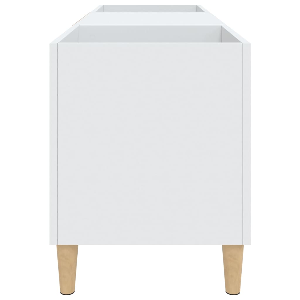 Disc chest of drawers, white, 121x38x48 cm, processed wood