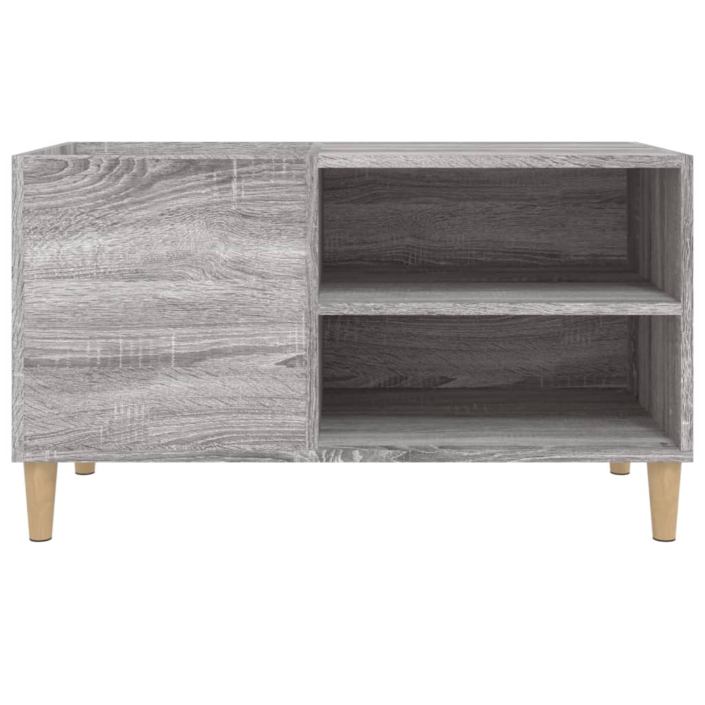 Sonoma gray record cabinet 84.5x38x48 cm processed wood