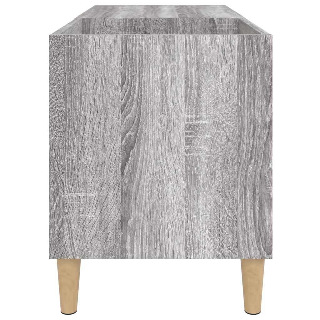 Sonoma gray record cabinet 84.5x38x48 cm processed wood