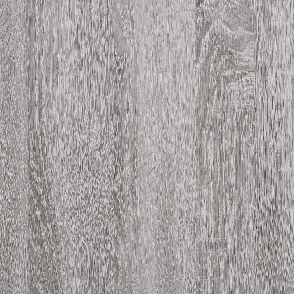 Sonoma gray record cabinet 84.5x38x48 cm processed wood