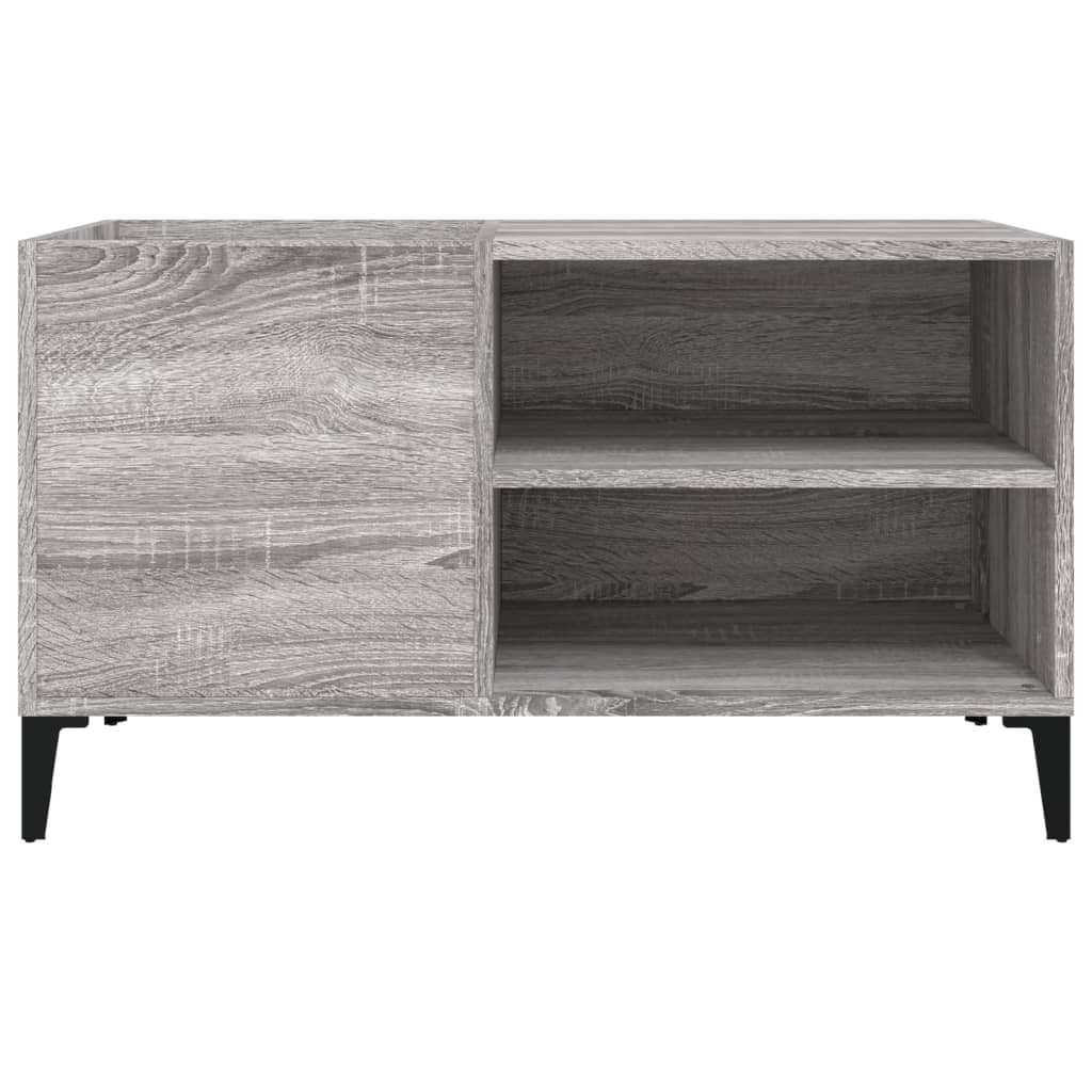 Sonoma gray record cabinet 84.5x38x48 cm processed wood