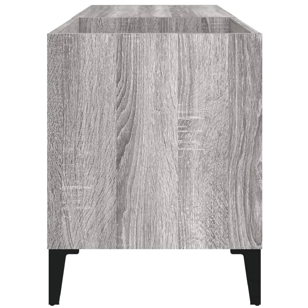 Sonoma gray record cabinet 84.5x38x48 cm processed wood