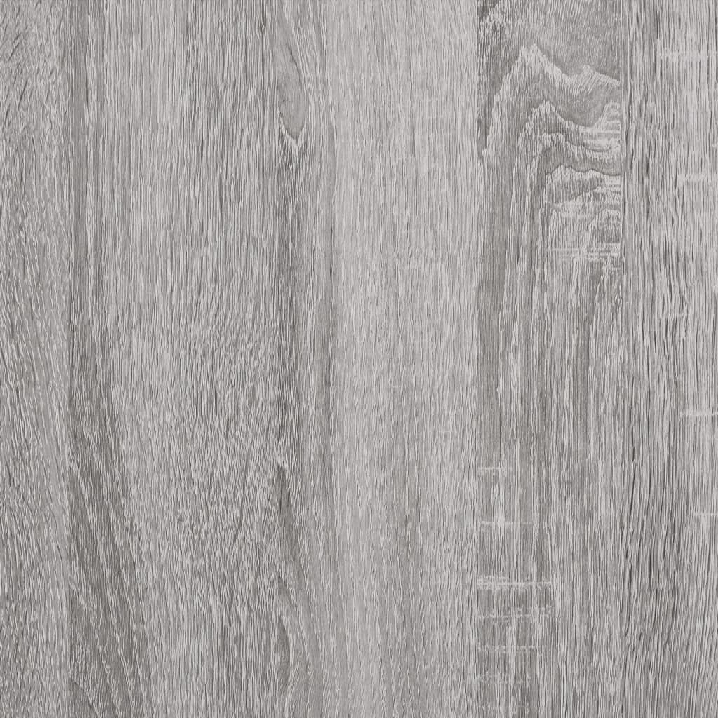 Sonoma gray record cabinet 84.5x38x48 cm processed wood