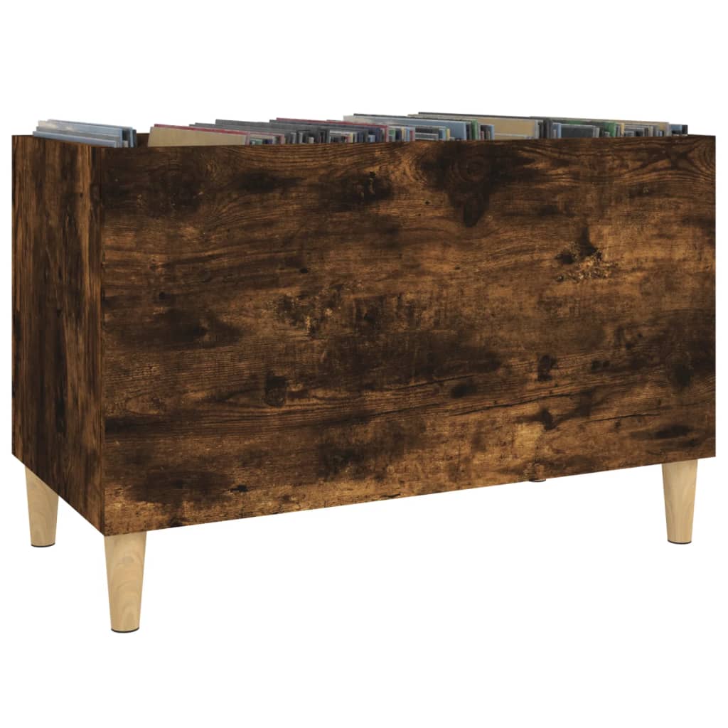 Disc cabinet smoked oak 74.5x38x48 cm processed wood