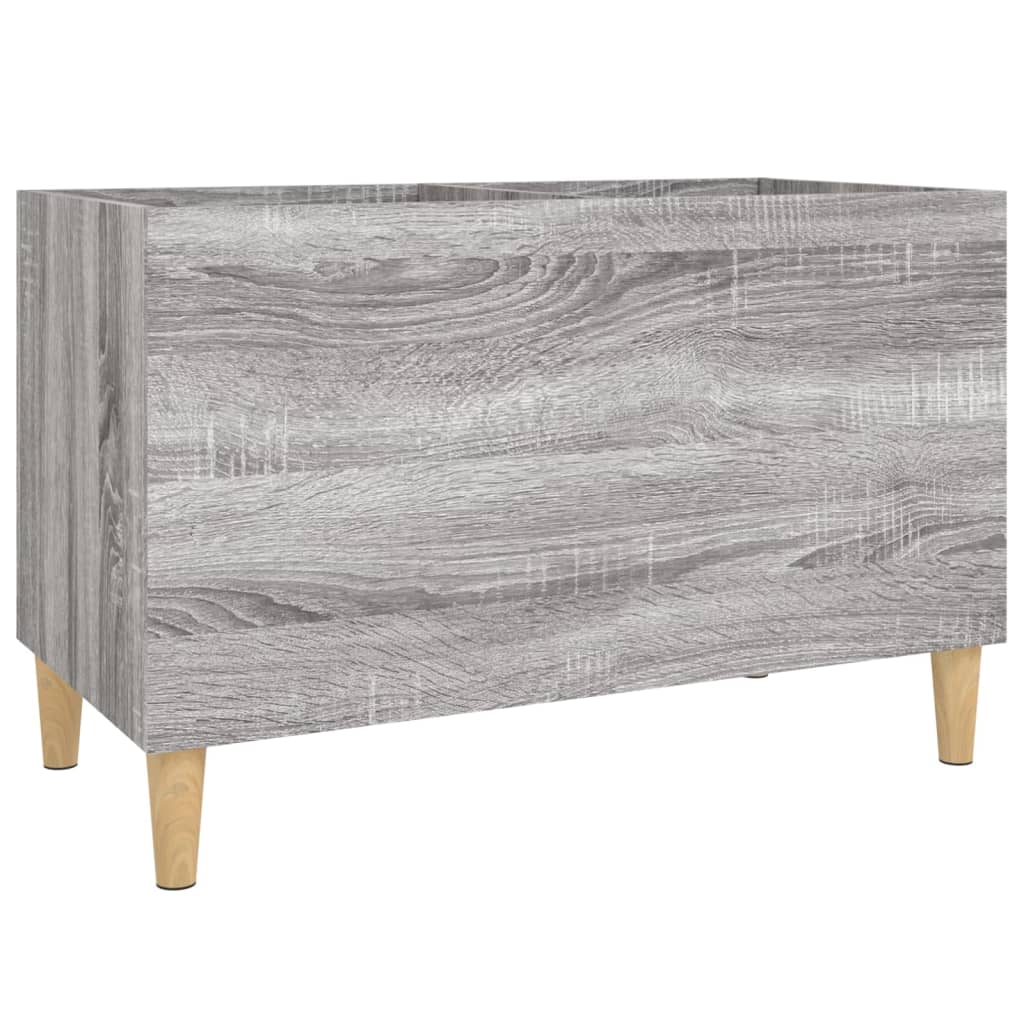 Sonoma gray record cabinet 74.5x38x48 cm processed wood