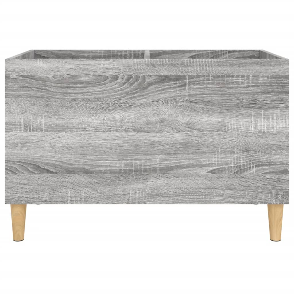 Sonoma gray record cabinet 74.5x38x48 cm processed wood
