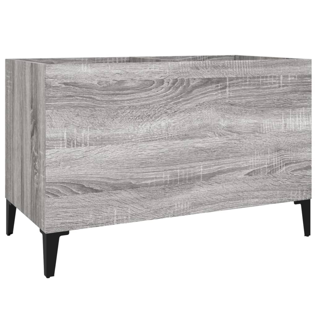 Sonoma gray record cabinet 74.5x38x48 cm processed wood