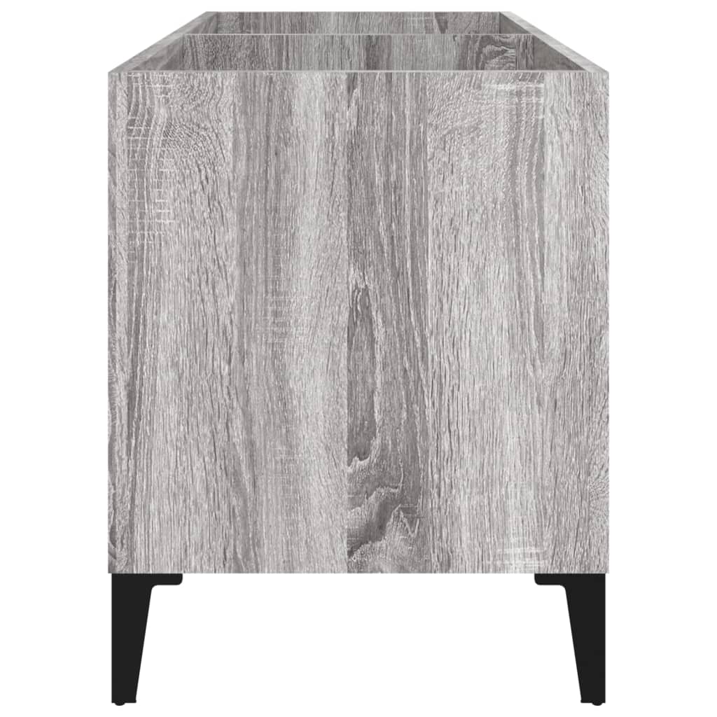 Sonoma gray record cabinet 74.5x38x48 cm processed wood