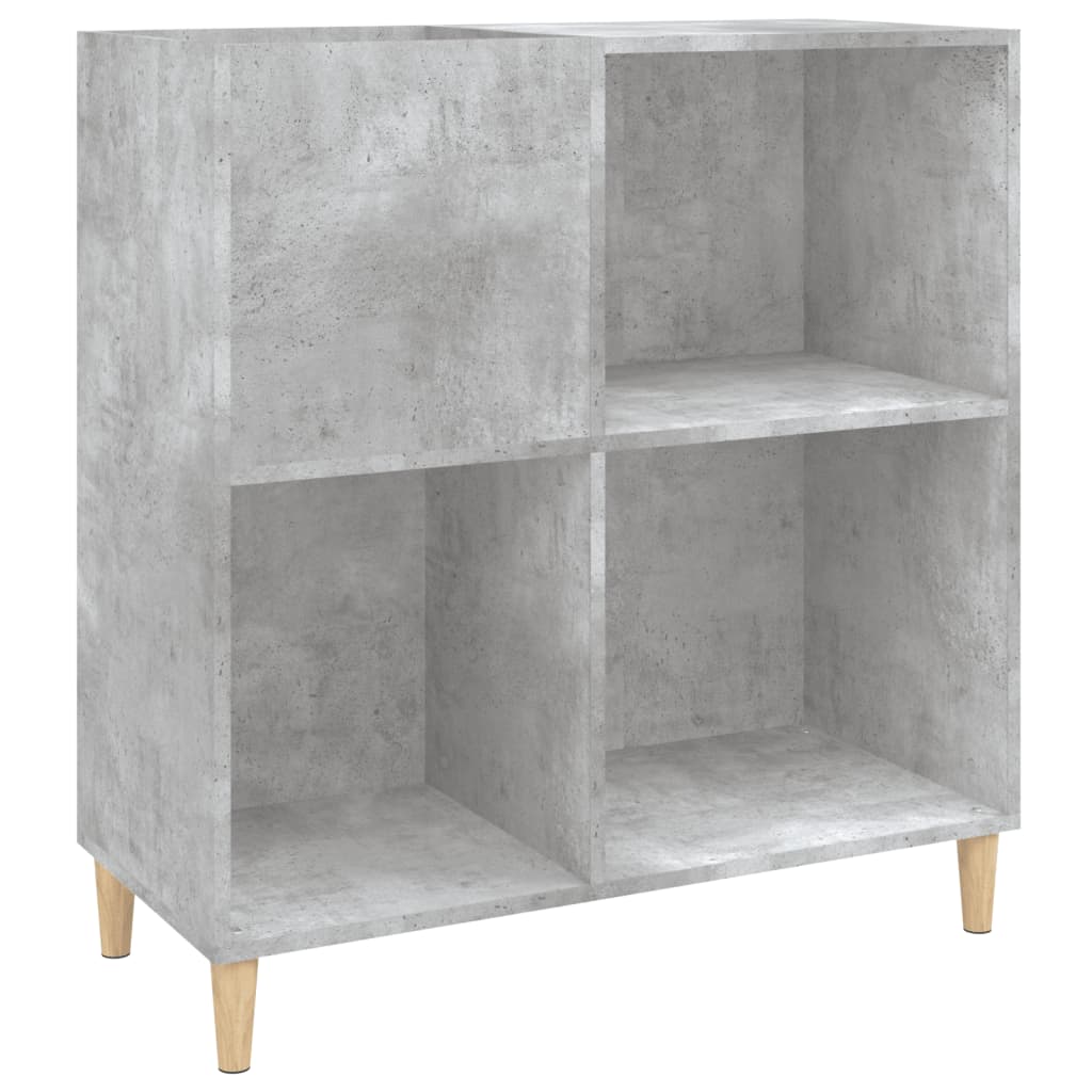 Disc cabinet gray concrete 84.5x38x89 cm composite wood