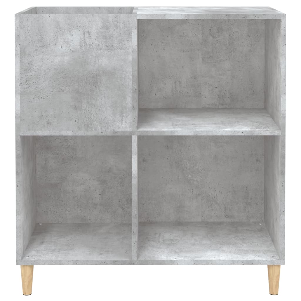 Disc cabinet gray concrete 84.5x38x89 cm composite wood