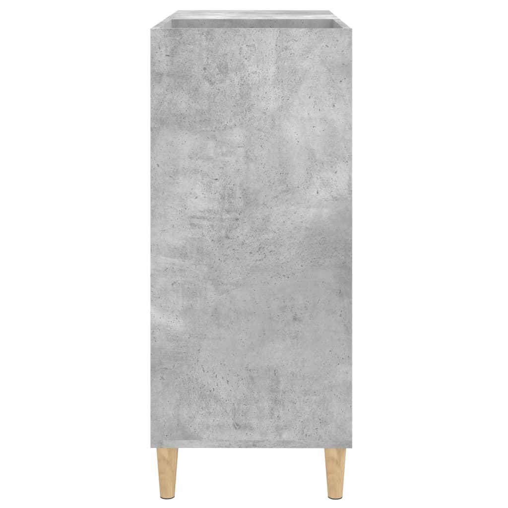 Disc cabinet gray concrete 84.5x38x89 cm composite wood