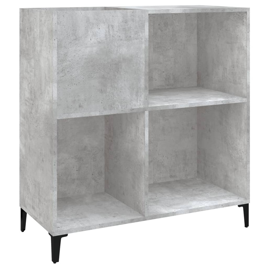 Disc cabinet gray concrete 84.5x38x89 cm composite wood