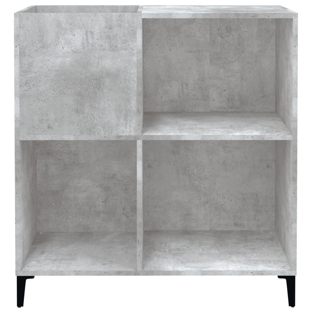 Disc cabinet gray concrete 84.5x38x89 cm composite wood