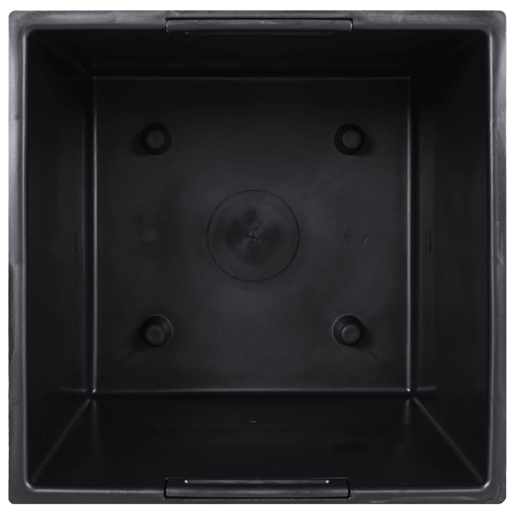 Jardinieră cu interior detașabil, maro, 21 / 32 L, PP ratan