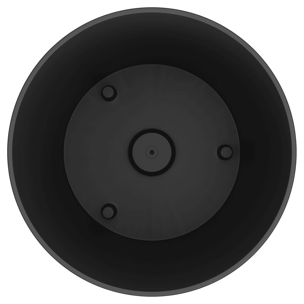 Jardinieră cu interior detașabil, antracit 15 / 15,3 L PP ratan
