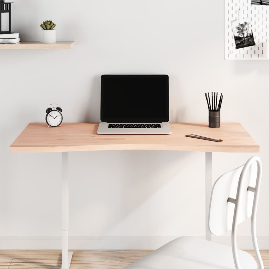 Desk, 110x(50-55)x2.5 cm, solid beech wood