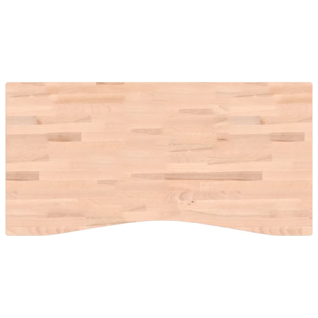 Desk, 110x(50-55)x4 cm, solid beech wood