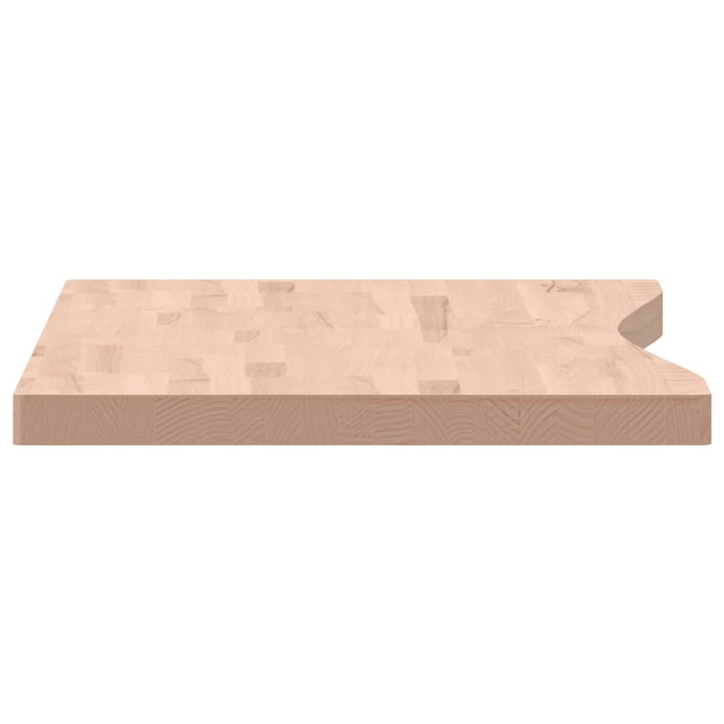 Desk, 110x(50-55)x4 cm, solid beech wood