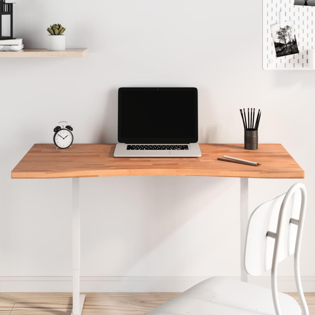Desk, 110x(50-55)x2.5 cm, solid beech wood