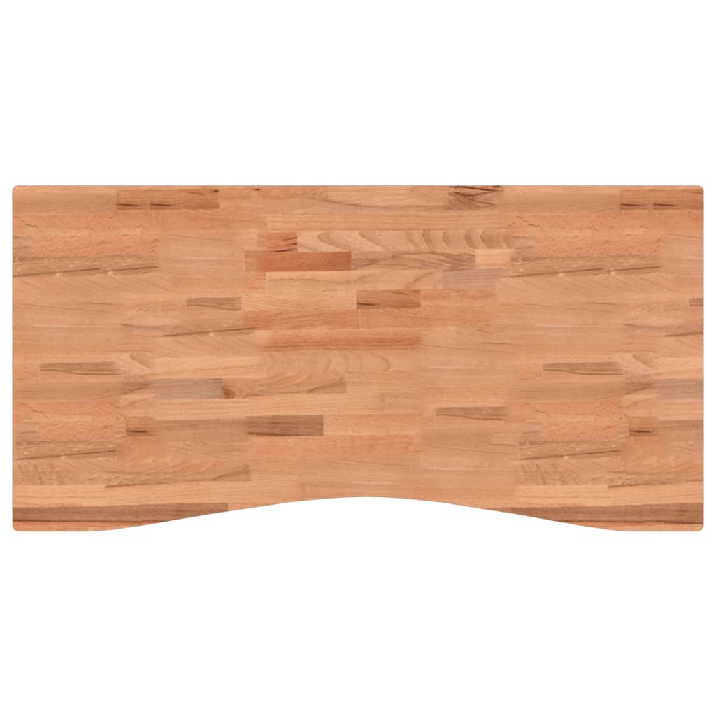 Desk, 110x(50-55)x4 cm, solid beech wood