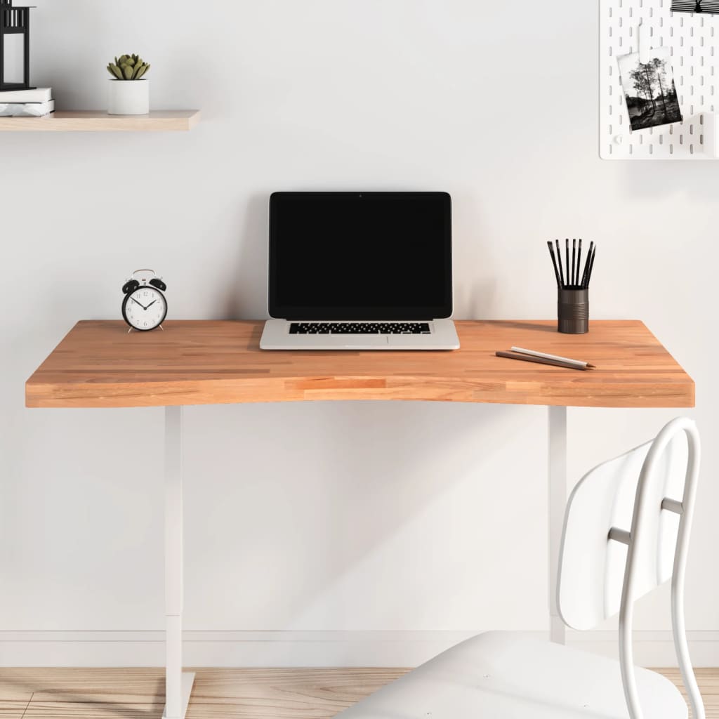 Desk, 110x(50-55)x4 cm, solid beech wood