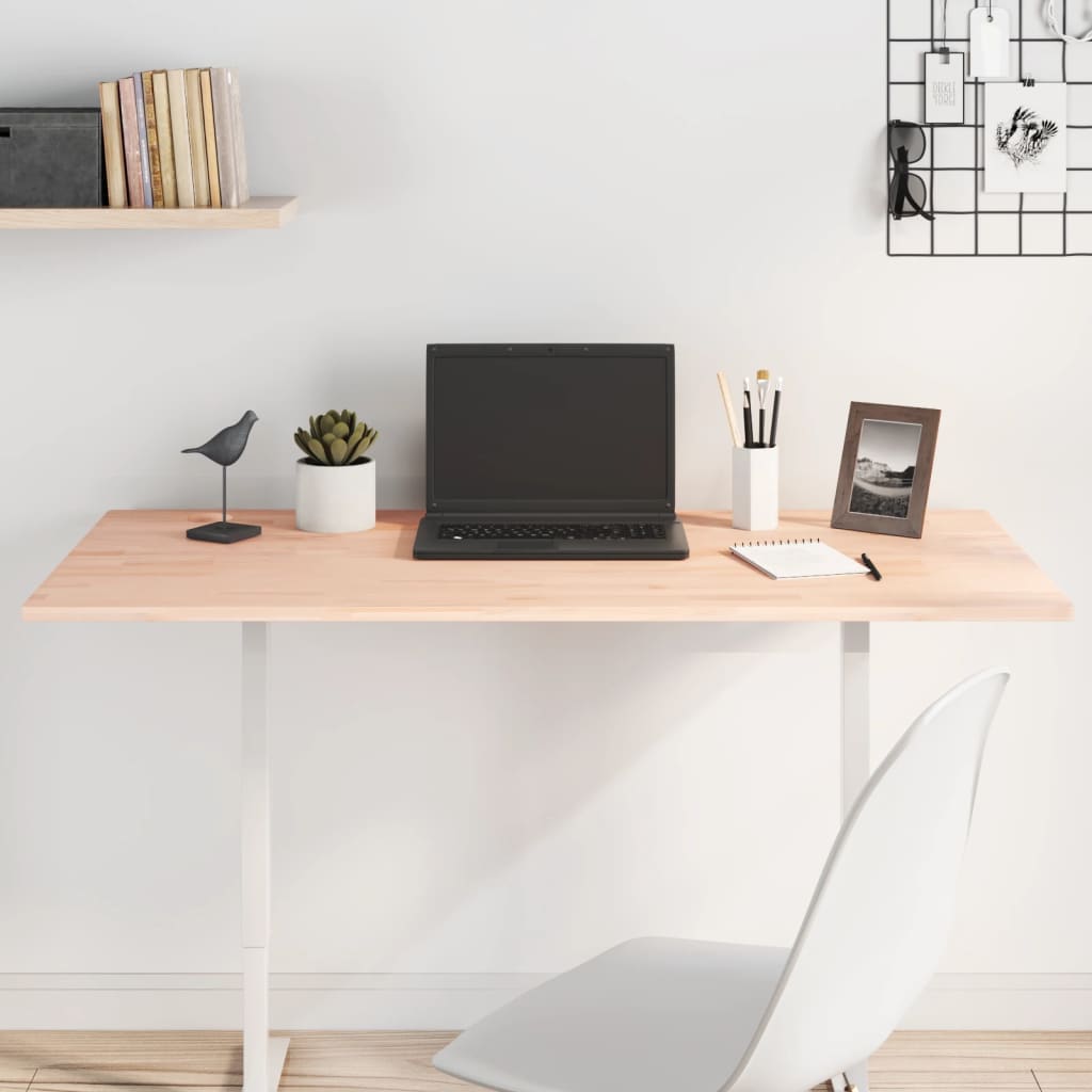 Desk, 110x55x1.5 cm, solid beech wood