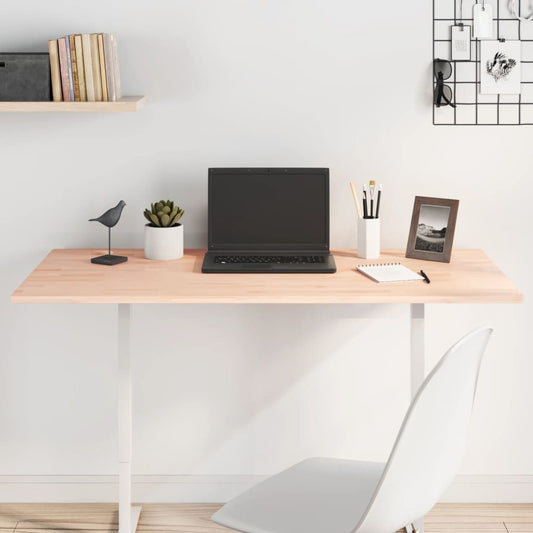 Desk, 110x55x1.5 cm, solid beech wood