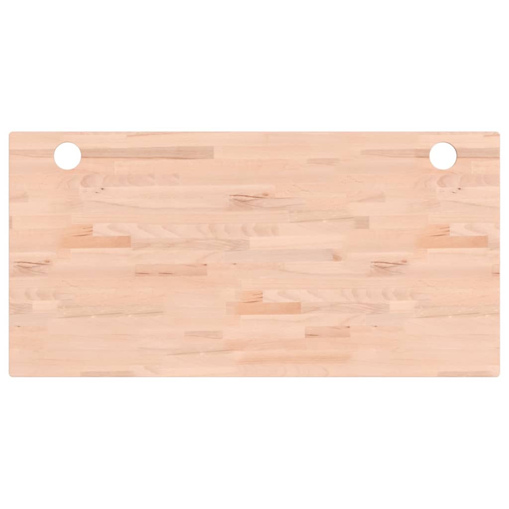 Desk, 110x55x2.5 cm, solid beech wood