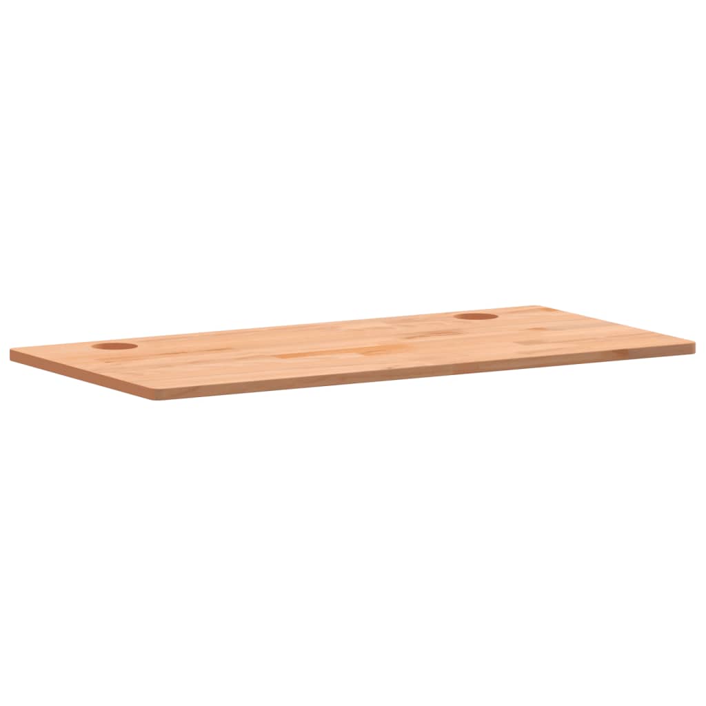 Desk, 110x55x1.5 cm, solid beech wood
