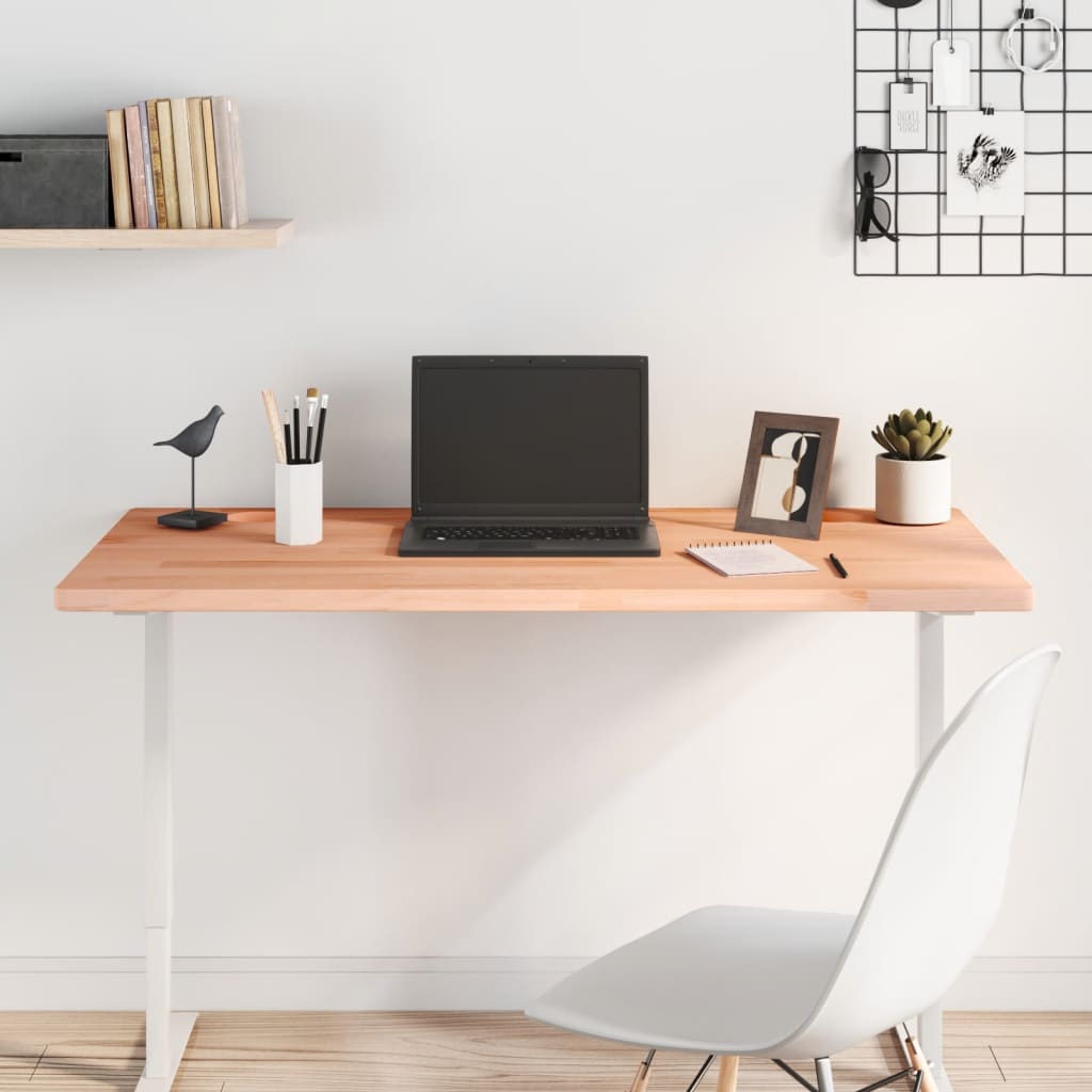 Desk, 110x55x2.5 cm, solid beech wood