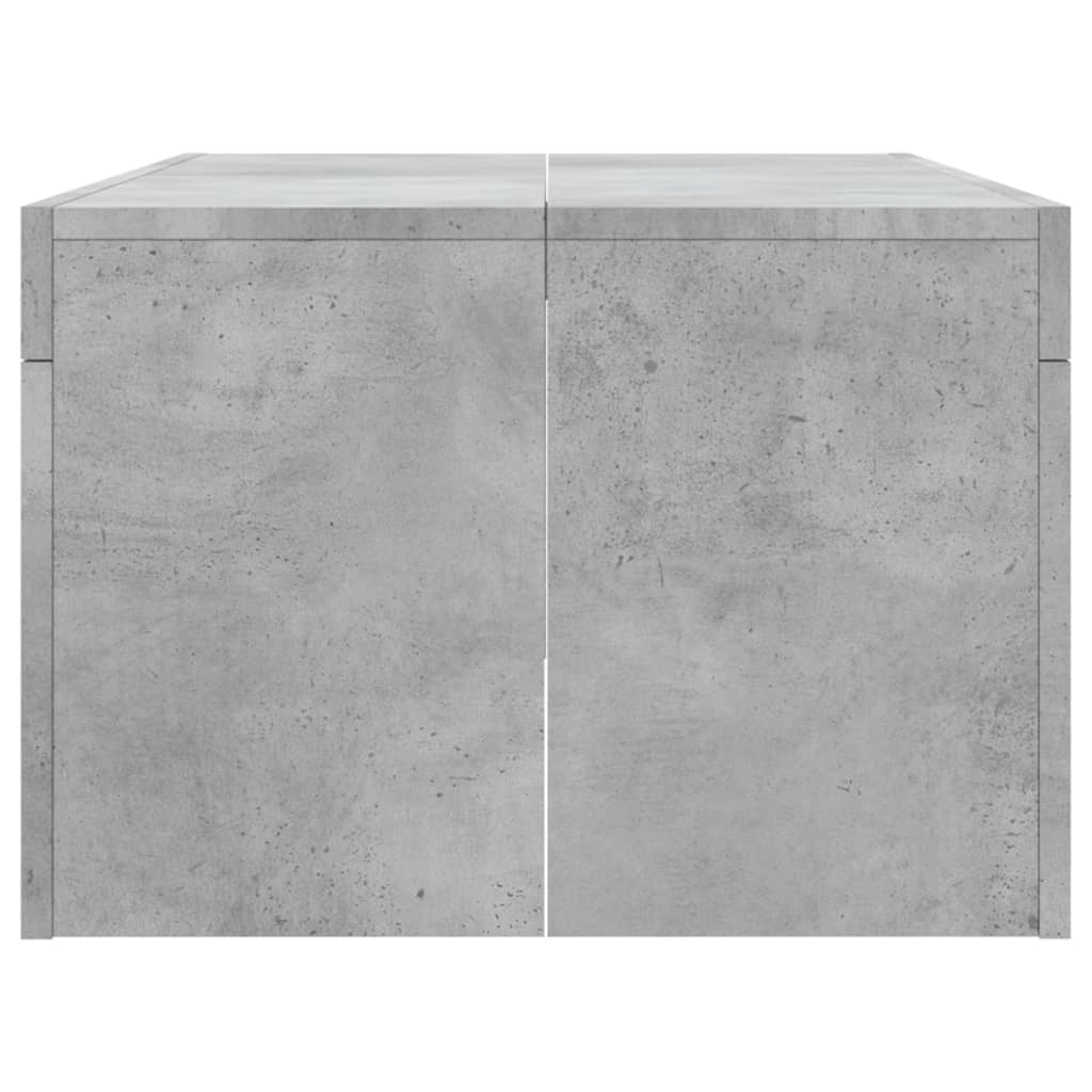 Măsuță de cafea, gri beton, 102x50x36 cm, lemn prelucrat