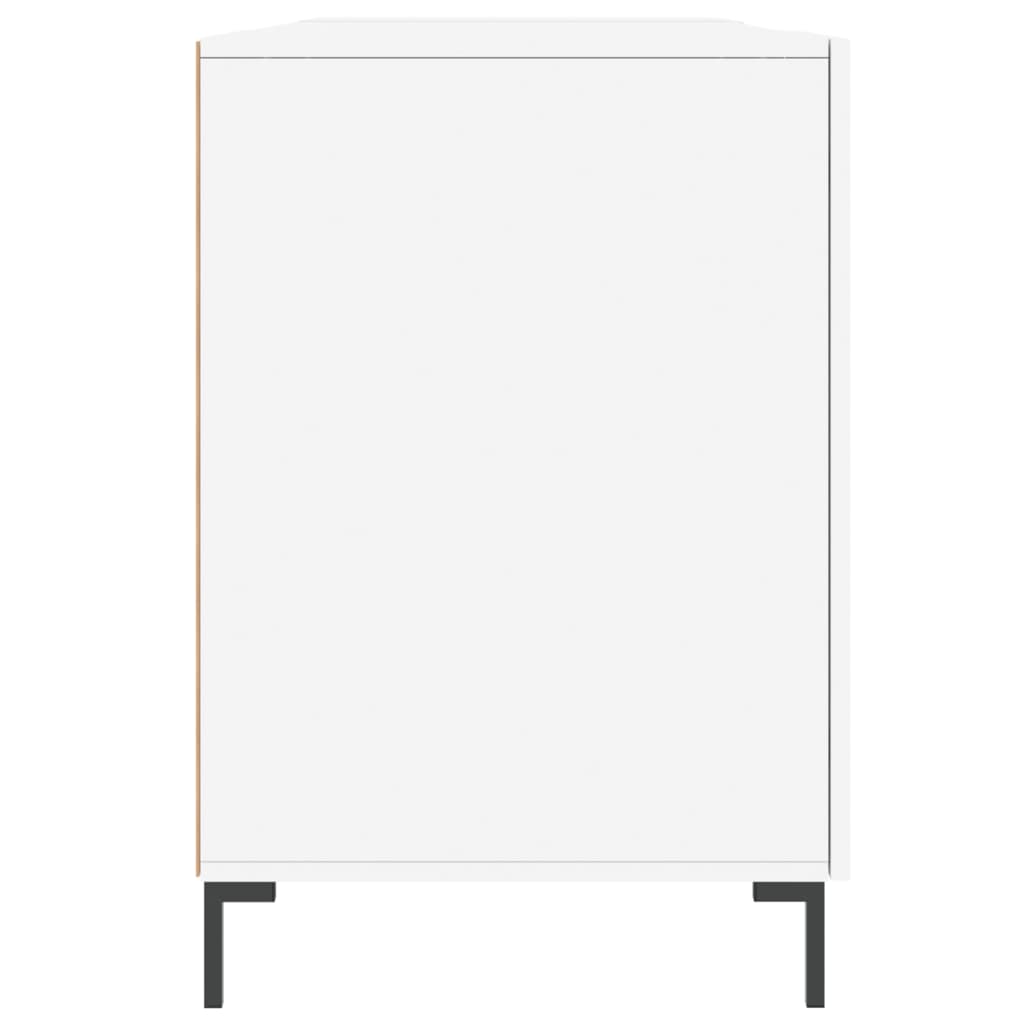 Desk, white, 140x50x75 cm, composite wood