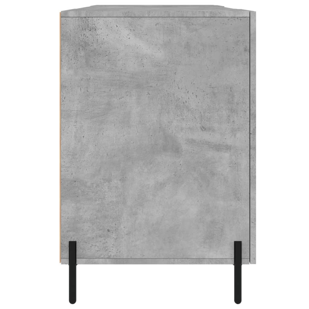 Desk, concrete gray, 140x50x75 cm, composite wood