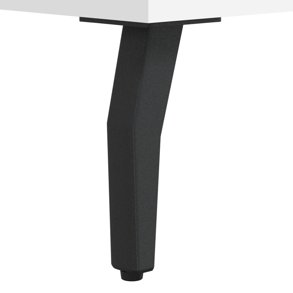 Desk, white, 140x50x75 cm, composite wood