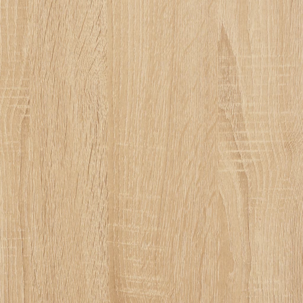 Desk, sonoma oak, 140x50x75 cm, composite wood