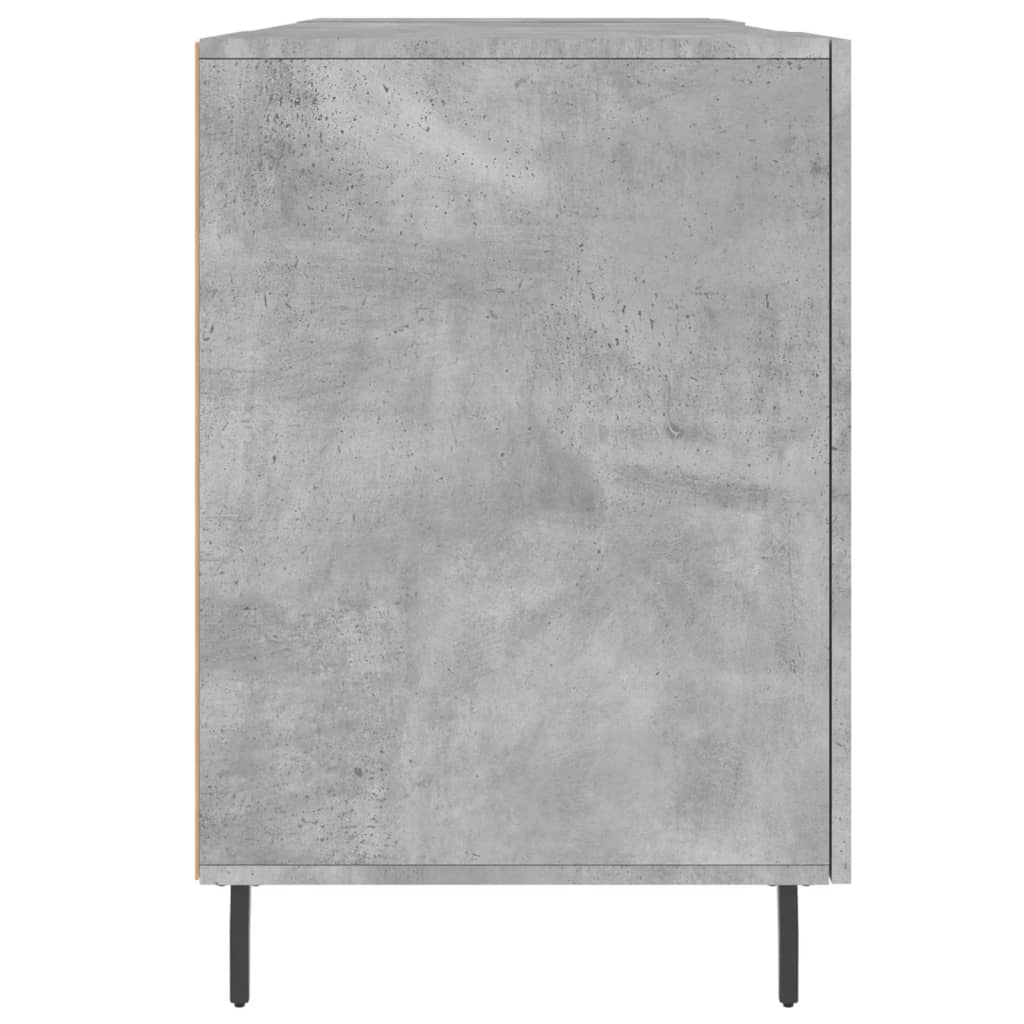 Desk, concrete gray, 140x50x75 cm, composite wood