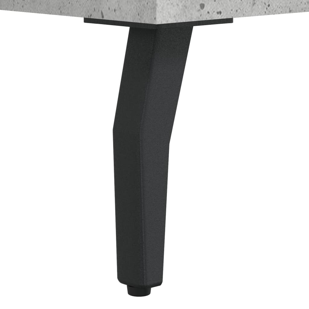 Desk, concrete gray, 140x50x75 cm, composite wood