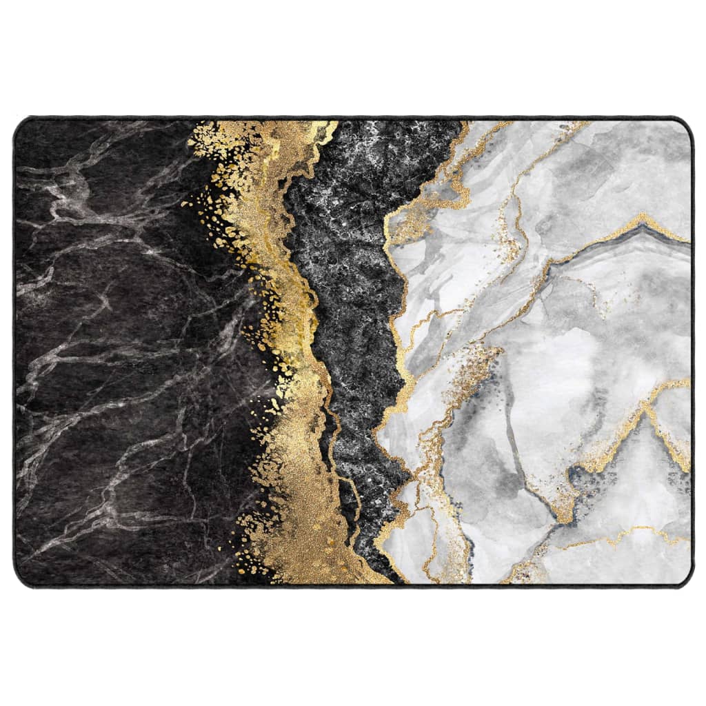 Covor lavabil anti-alunecare, multicolor, 120x180 cm
