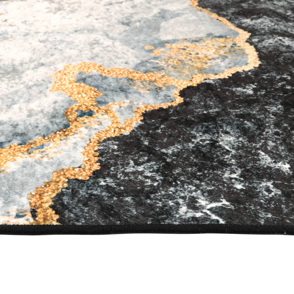 Covor lavabil anti-alunecare, multicolor, 120x180 cm