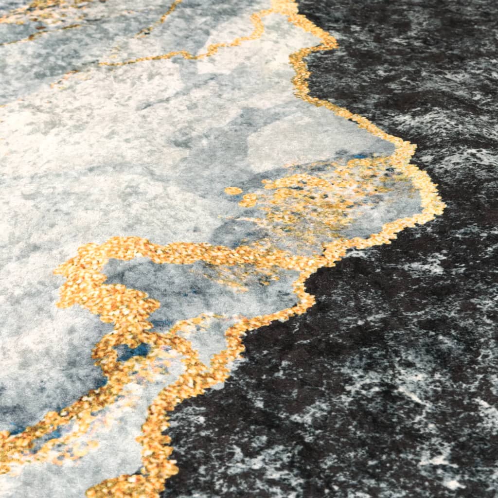 Covor lavabil anti-alunecare, multicolor, 120x180 cm