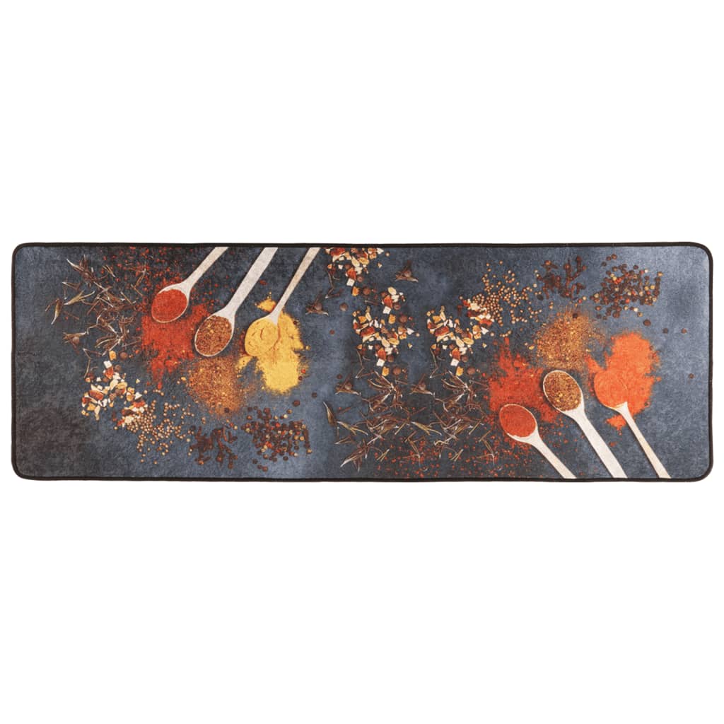 Covor bucătărie, multicolor, 60x180 cm, lavabil, anti-alunecare