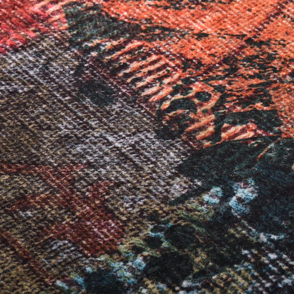 Covor lavabil, multicolor, 400x300 cm, anti-alunecare