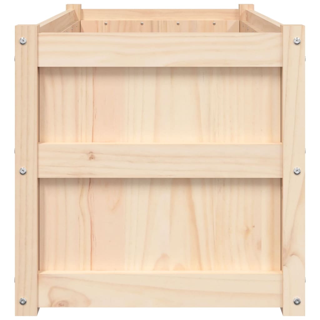 Jardinieră de grădină, 90x50x50 cm, lemn masiv de pin