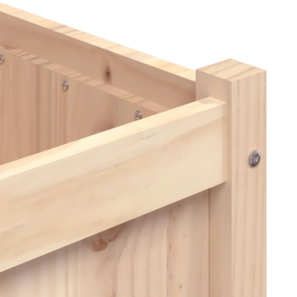 Jardinieră de grădină, 90x50x70 cm, lemn masiv de pin